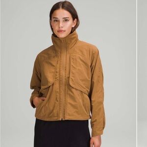 Lululemon Women's Lightweight Brownish green Zip-Up Jacket